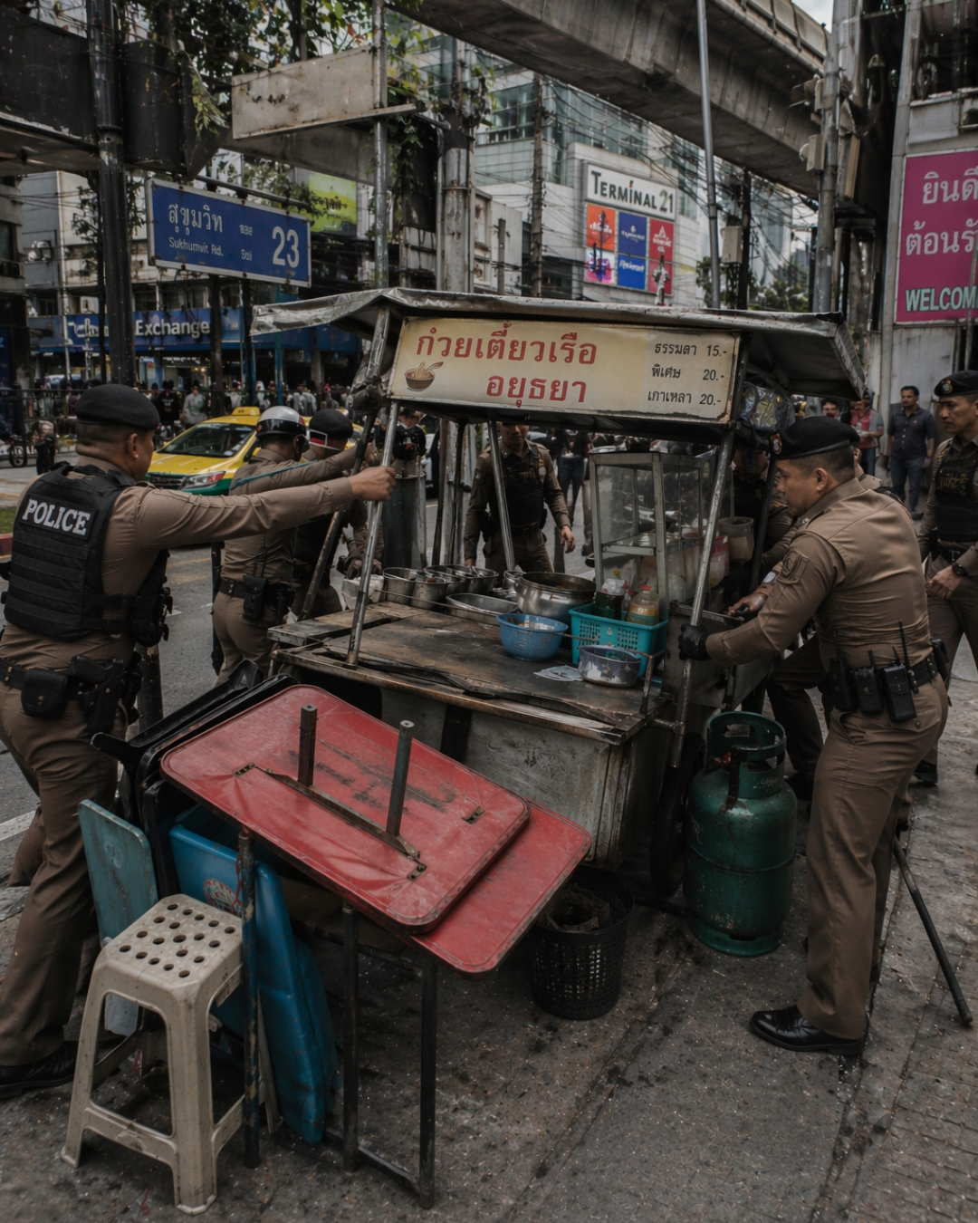 CNN la nombró a Bangkok la mejor ciudad del mundo para comer en la calle y su propio gobierno mandó a quitarla.